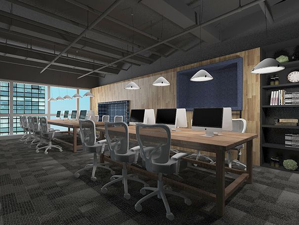 辦公區辦公室設計實景圖