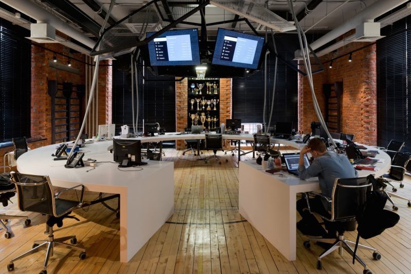 開放式的媒體辦公室設(shè)計(jì)