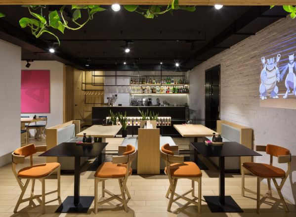 家庭休閑風(fēng)的餐廳辦公室設(shè)計